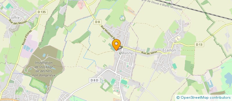 localisation de l'entreprise SCI FXR  MASNY