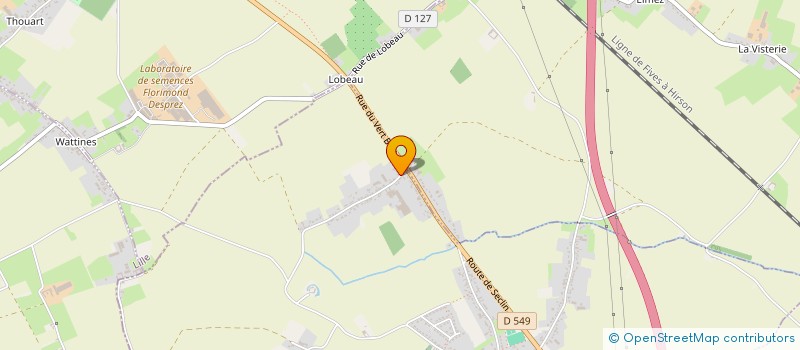 localisation de l'entreprise SCI FY  AUCHY-LEZ-ORCHIES