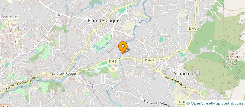 localisation de l'entreprise SCI FY  ALLAUCH