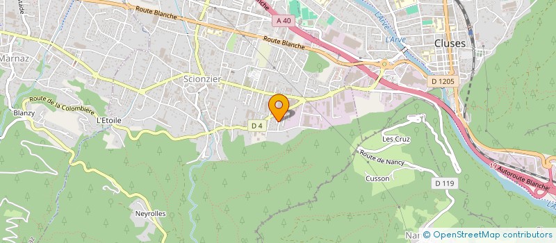 localisation de l'entreprise SCI FY LES NATURES à SCIONZIER