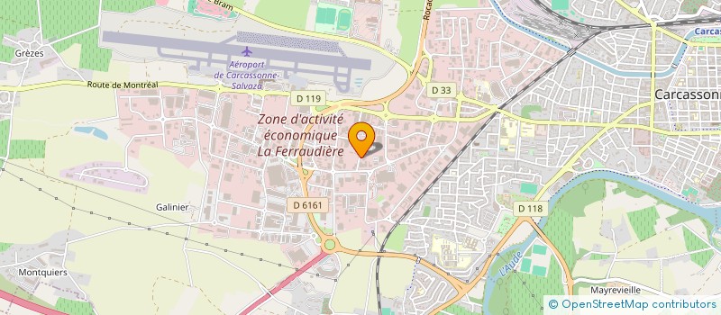 localisation de l'entreprise SCI FYAC à CARCASSONNE