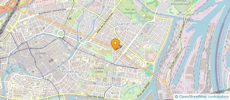 localisation de l'entreprise SCI FYBY  STRASBOURG