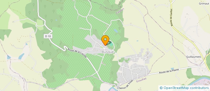 localisation de l'entreprise SCI FYCB  BUSQUE