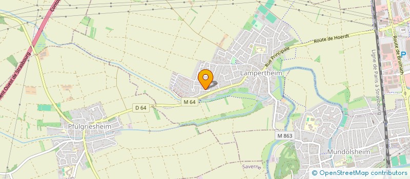 localisation de l'entreprise SCI FYG II  LAMPERTHEIM