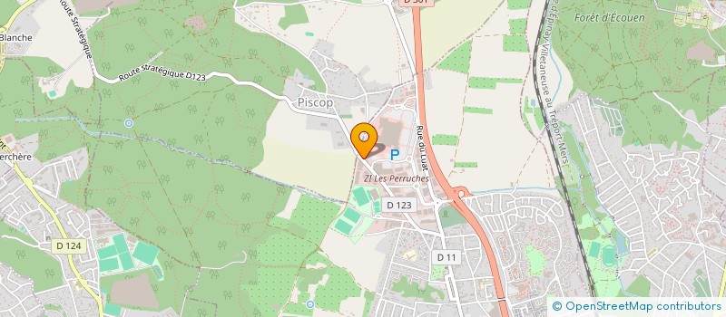 localisation de l'entreprise SCI FYGI à SAINT-BRICE-SOUS-FORET