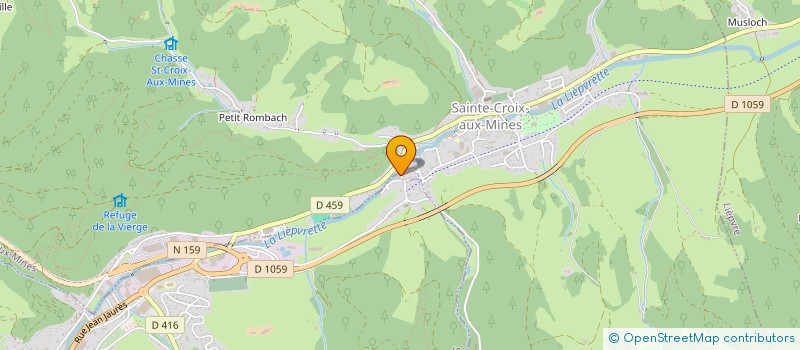 localisation de l'entreprise SCI FYH  SAINTE-MARIE-AUX-MINES