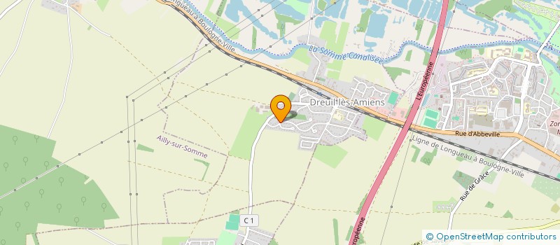 localisation de l'entreprise SCI FYJAC à DREUIL-LES-AMIENS