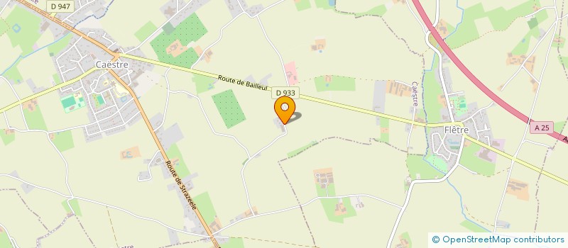 localisation de l'entreprise SCI FYKE  CAESTRE