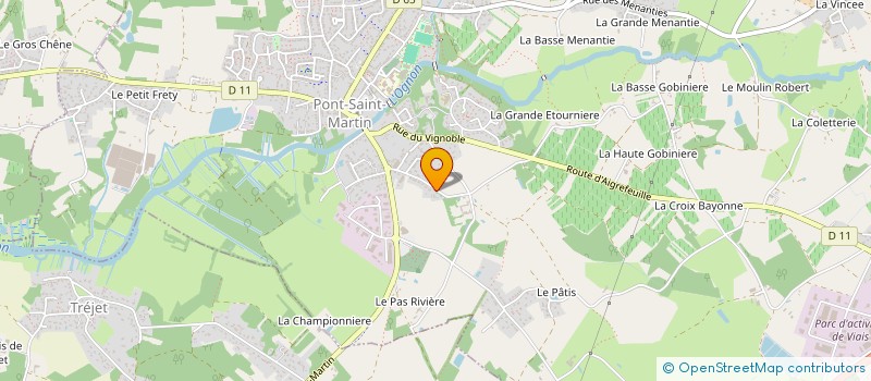 localisation de l'entreprise SCI FYL  PONT-SAINT-MARTIN