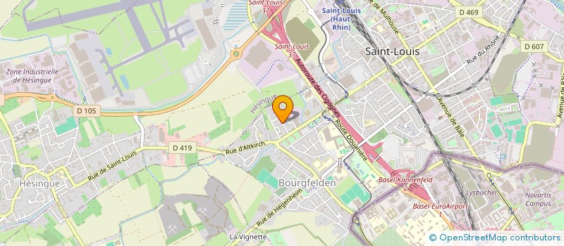 localisation de l'entreprise SCI FYM  SAINT-LOUIS