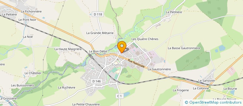 localisation de l'entreprise SCI FYM à SEVREMOINE