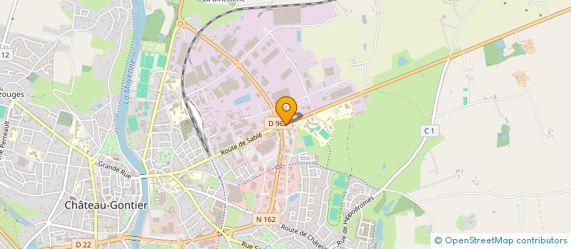 localisation de l'entreprise SCI FYM  CHATEAU-GONTIER-SUR-MAYENNE