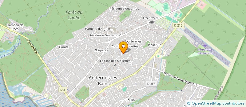 localisation de l'entreprise SCI FYMA  ANDERNOS-LES-BAINS