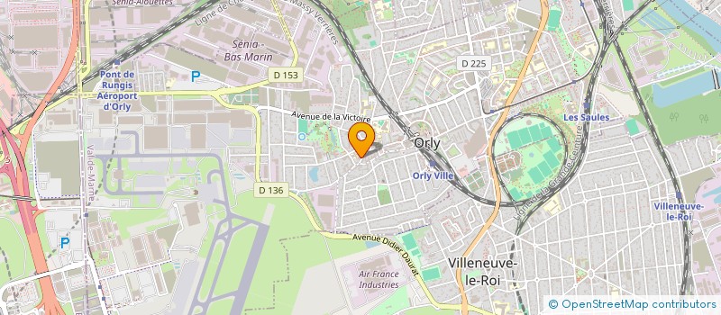 localisation de l'entreprise SCI FYMBAC  ORLY