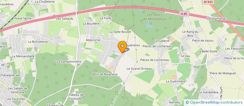 localisation de l'entreprise SCI FYMM à VEIGNE