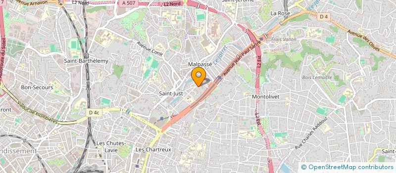 localisation de l'entreprise SCI FYNAC à MARSEILLE