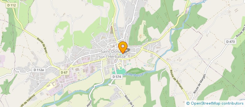 localisation de l'entreprise SCI FYP  SAINT-DONAT-SUR-L'HERBASSE