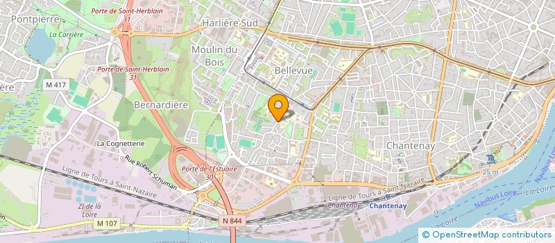 localisation de l'entreprise SCI FYRA  NANTES