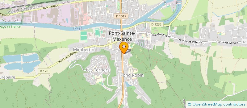 localisation de l'entreprise SCI FYS INVEST  PONT-SAINTE-MAXENCE