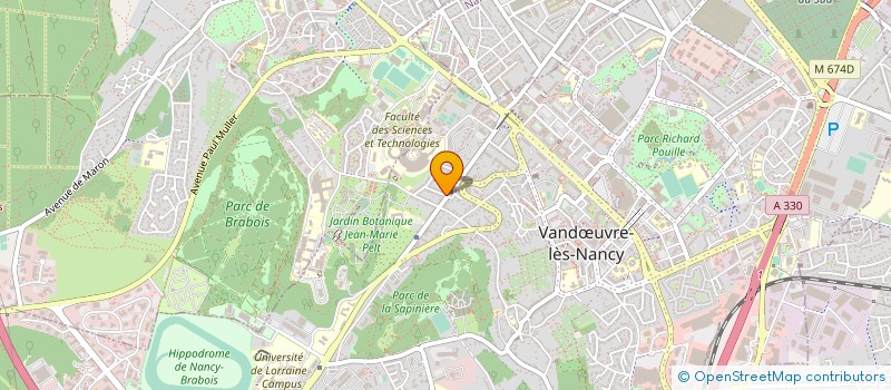 localisation de l'entreprise SCI FYTRA  VANDUVRE-LES-NANCY