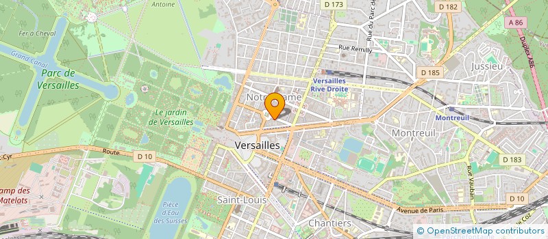 localisation de l'entreprise SCI G 1 à VERSAILLES