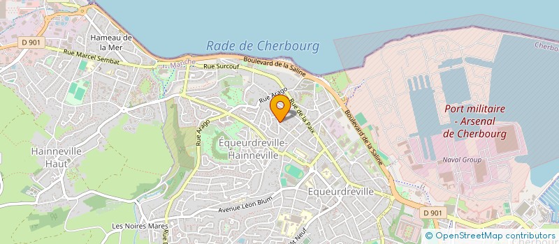 localisation de l'entreprise SCI G-3 à CHERBOURG-EN-COTENTIN