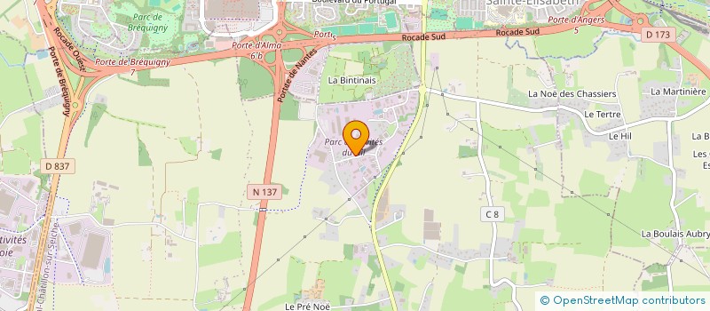 localisation de l'entreprise SCI G.A. 4  NOYAL-CHATILLON-SUR-SEICHE