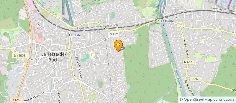 localisation de l'entreprise SCI G.A. à LA TESTE-DE-BUCH