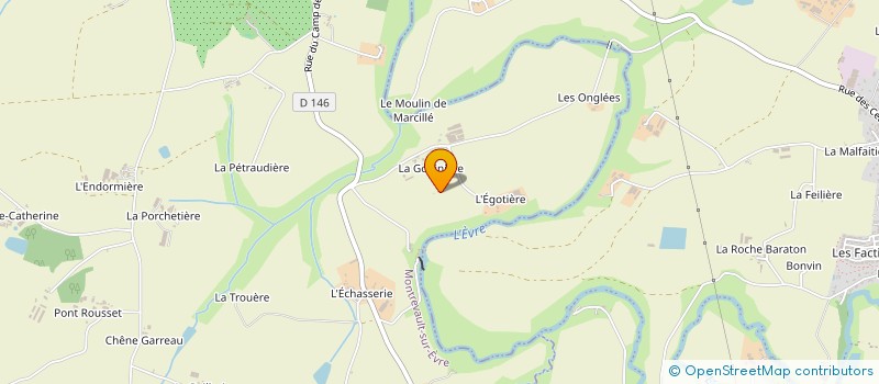 localisation de l'entreprise SCI G.A.  MAUGES-SUR-LOIRE