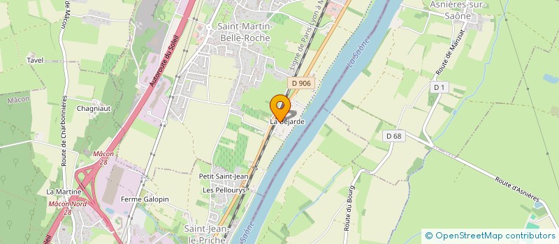 localisation de l'entreprise SCI G.A  SAINT-MARTIN-BELLE-ROCHE