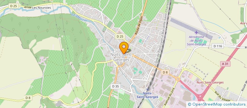 localisation de l'entreprise SCI G.A.D. FAGON à NUITS-SAINT-GEORGES