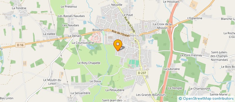 localisation de l'entreprise SCI G.A. EVALEO  HERIC