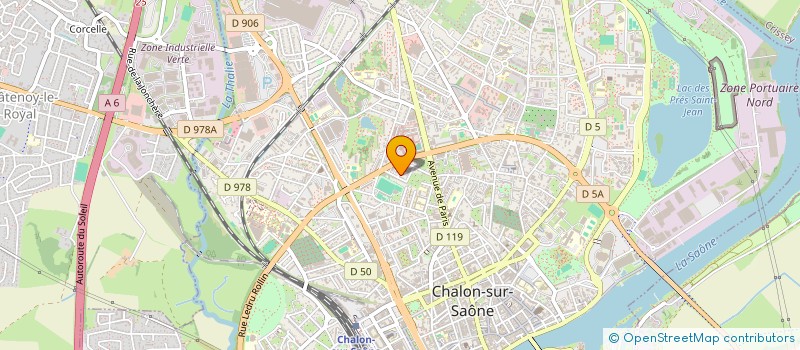 localisation de l'entreprise SCI G.A.J.E.M à CHALON-SUR-SAONE