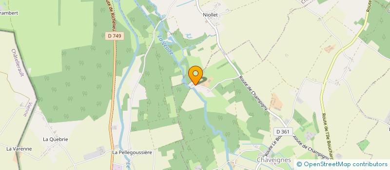 localisation de l'entreprise SCI G.A.L. DE MARNAY  CHAVEIGNES