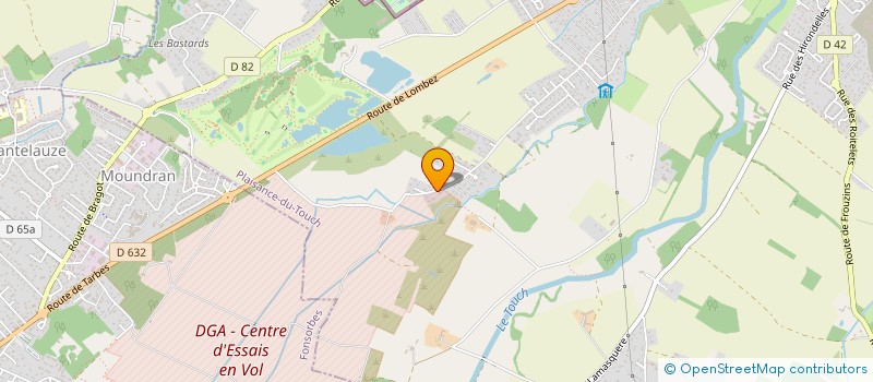 localisation de l'entreprise SCI G.A.M.S.  PLAISANCE-DU-TOUCH