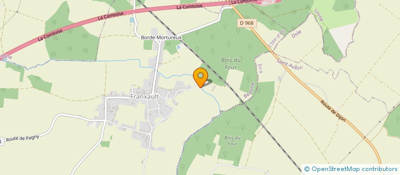 localisation de l'entreprise SCI G&A MORIN IMMOBILIER  FRANXAULT