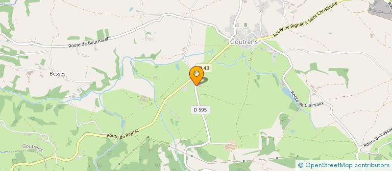 localisation de l'entreprise SCI G.A.P.  GOUTRENS