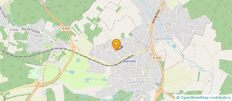 localisation de l'entreprise SCI G.A.R.D à LUZARCHES