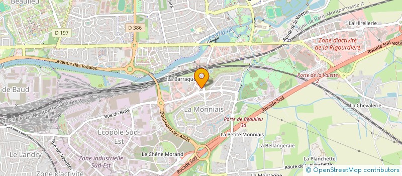 localisation de l'entreprise SCI G.ABITBOL à CESSON-SEVIGNE