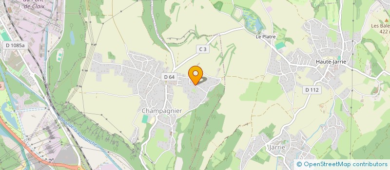 localisation de l'entreprise SCI G AND G  CHAMPAGNIER