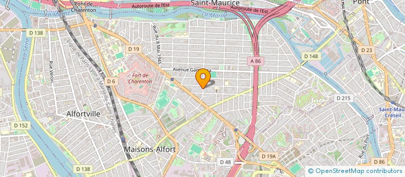 localisation de l'entreprise SCI G&B à MAISONS-ALFORT