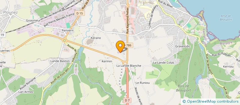 localisation de l'entreprise SCI G.B  PAIMPOL