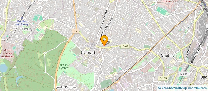 localisation de l'entreprise SCI G.B.B.  CLAMART