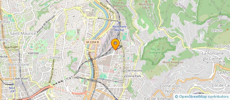 localisation de l'entreprise SCI G.B & CO  NICE