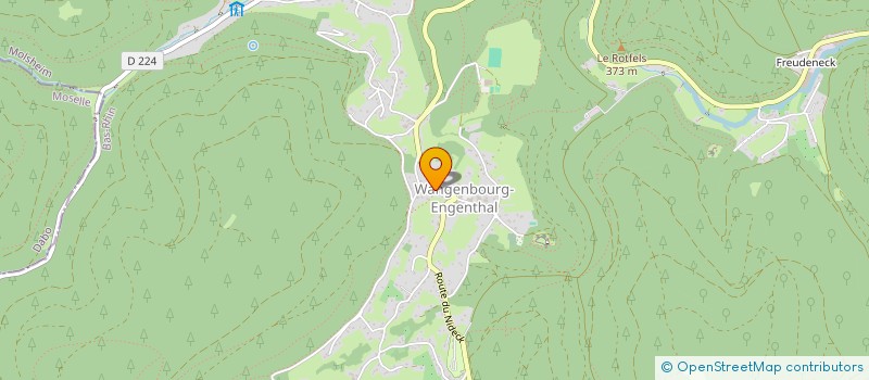 localisation de l'entreprise SCI G.B.R  WANGENBOURG-ENGENTHAL