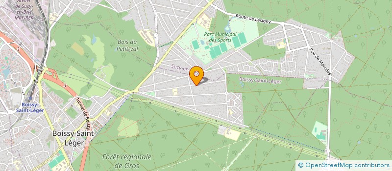 localisation de l'entreprise SCI G.C. à BOISSY-SAINT-LEGER