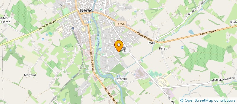 localisation de l'entreprise SCI G. C.  NERAC