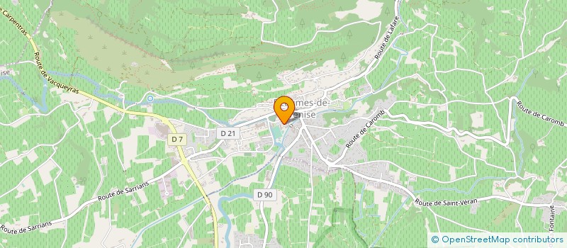 localisation de l'entreprise SCI G & C  BEAUMES-DE-VENISE