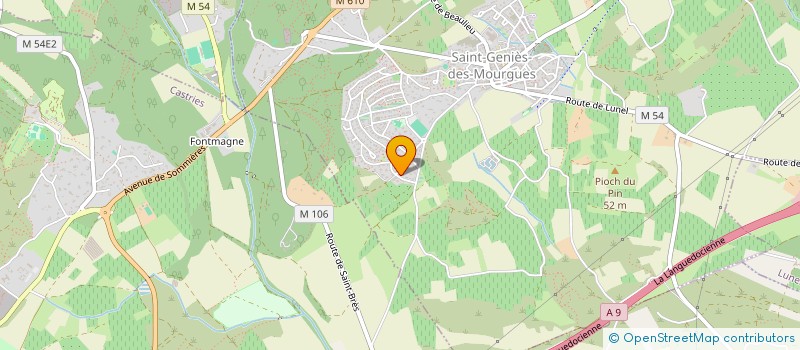 localisation de l'entreprise SCI G.C.D  SAUSSINES