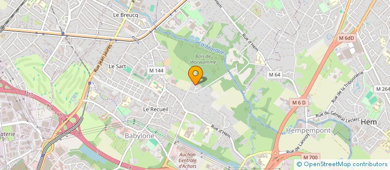 localisation de l'entreprise SCI G.C.FORME à VILLENEUVE-D'ASCQ